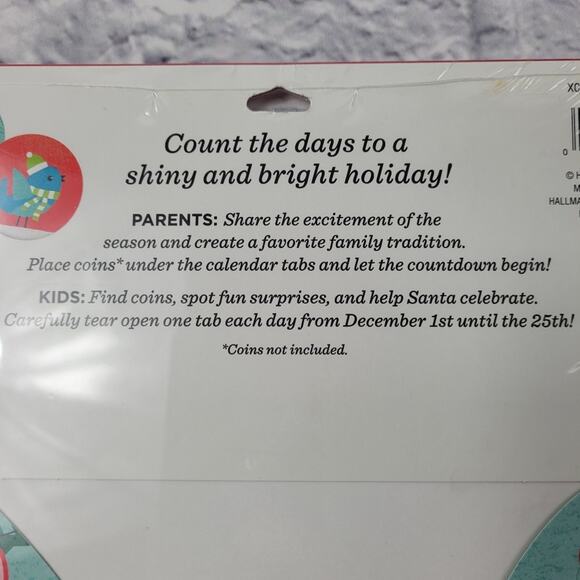 NWT Hallmark Coin Reveal Countdown to Christmas Calendar December 1-25 - Picture 6 of 8